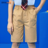 Детские шорты, тонкие штаны для мальчиков, хаки форма для отдыха для школьников, подходит для подростков