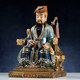 Lu Dongbin bronze statue for home use of Emperor Fuyou