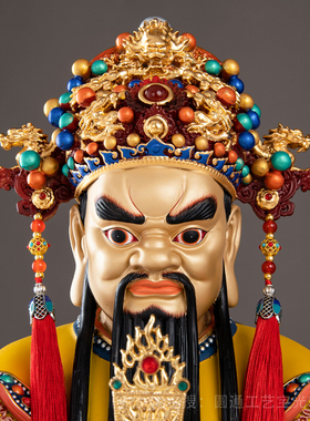 五台山五爷佛像供奉龙五爷像