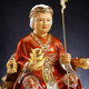 A pair of all-copper Tudigong Tupo statues