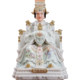 White marble Mazu statue Meizhou Island Poseidon Empress statue