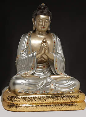 108cm全铜供奉释迦牟尼五方佛