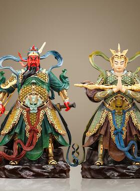 合掌韦驮菩萨伽蓝珈蓝关羽法器
