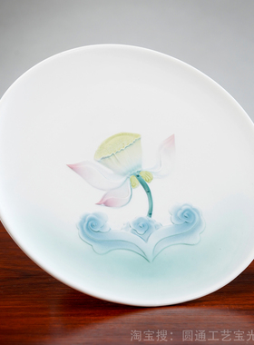 陶瓷香炉上香家用烛台供佛水杯