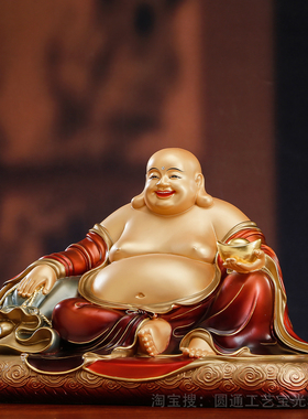 弥勒佛摆件宽体笑佛弥勒佛像供奉