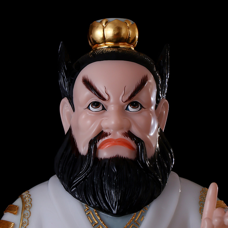汉白玉龙虎山张天师神像家用张道陵正一祖师爷居家供奉天师像摆件_虎窝淘