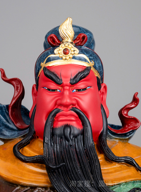 关公神像供奉店铺家用武财神摆件