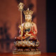 Taiwan exquisitely carved and painted Ksitigarbha Bodhisattva statue for home use