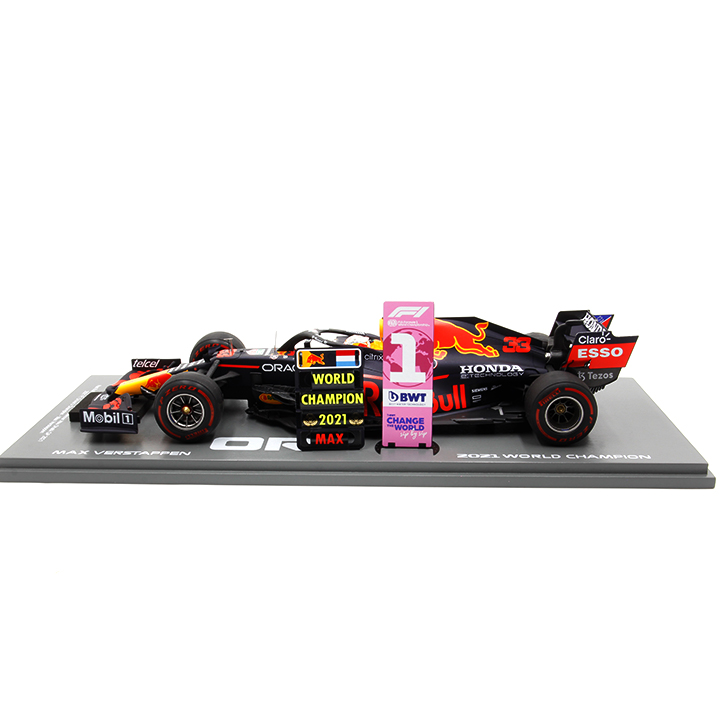 Spark F1赛车模型 1/18红牛RB16B阿布扎比大奖赛2021世冠维潘-图3