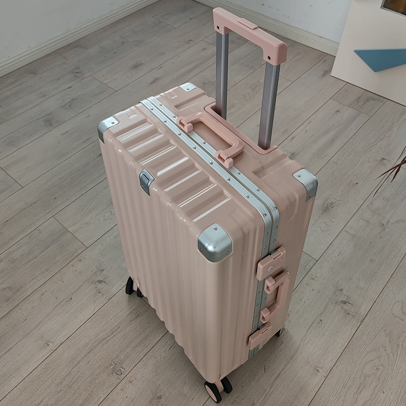 男潮流时尚24寸静音铝框女20拉杆箱 lambasa旅行箱