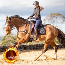 Silicone Equestrian Pants Plus Suede Female Autumn Winter Riding Pants High Play Shaping Equestrian Horse Pants Equestrian Outfit Horse Riding Suit Adult