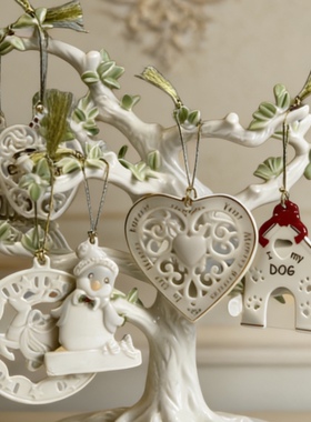 lenox陶瓷手绘圣诞挂件摆件