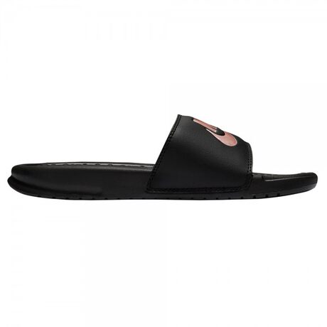 nike benassi black pink