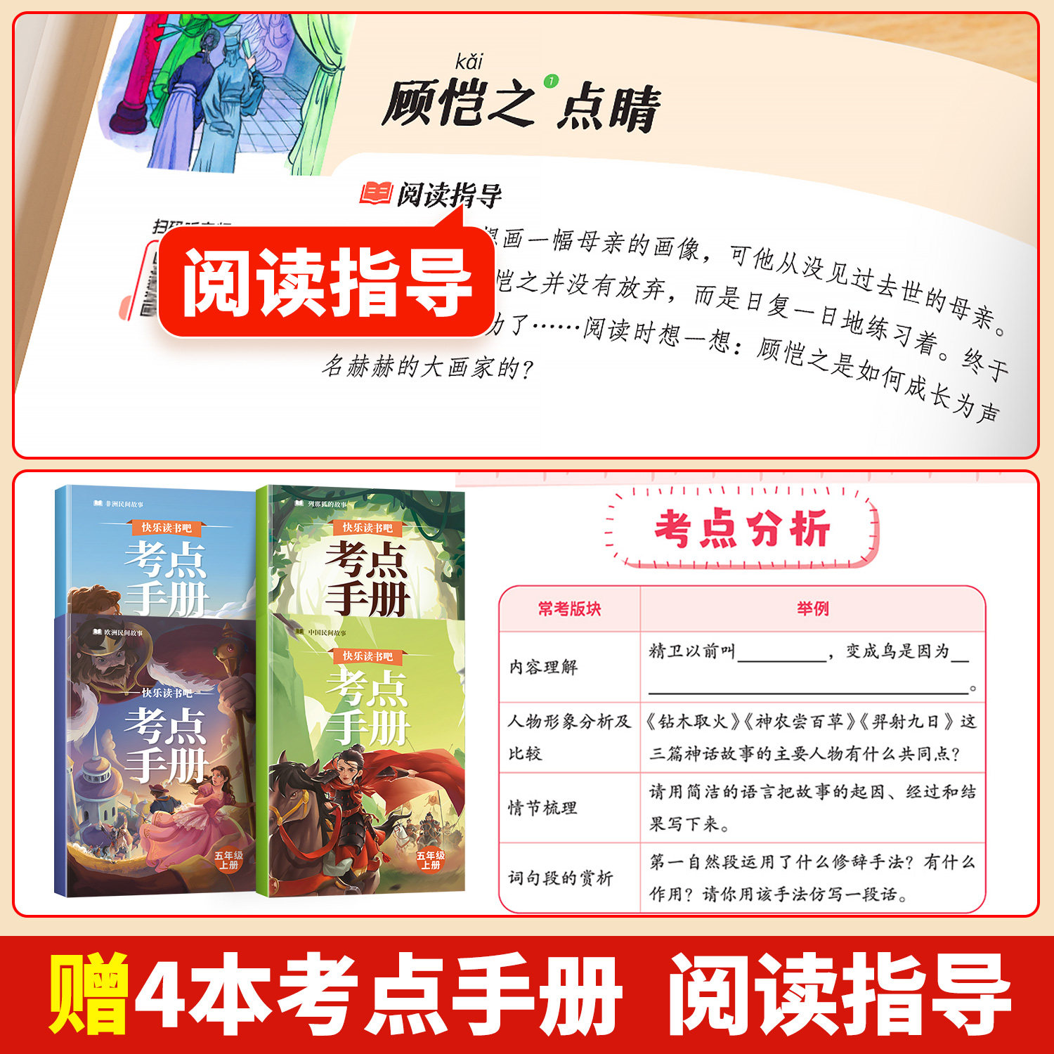 全套5册/中国民间故事 五年级上册必读的课外书 人教版五上快乐读书吧精读版正版 列那狐的故事欧洲非洲5四升五阅读课外书语文书籍