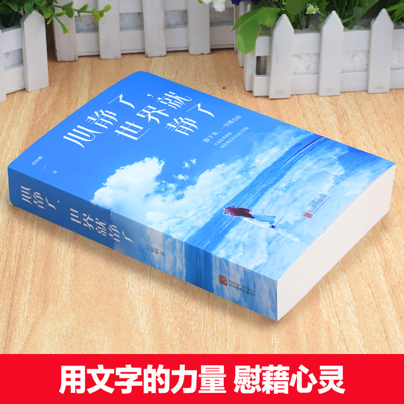 【抖音同款】 心静了世界就静了书 一本可提供日诵读的冥想指导书 适合心里有伤有故事的人 成长放下静心和修心书籍畅销书排行榜 - 图0