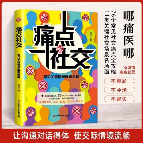 【抖音同款】社交边界+痛点社交正版书籍常见关键情景 让你沟通社交更流畅沟通技巧如何提高情商和口才语言表达的书心理学情商话术 - 图0