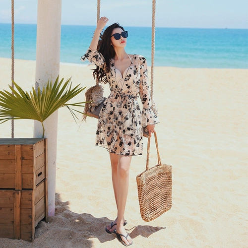 Купальник, зимний брендовый сексуальный комплект, коллекция 2022, в корейском стиле, популярно в интернете, 3 предмета