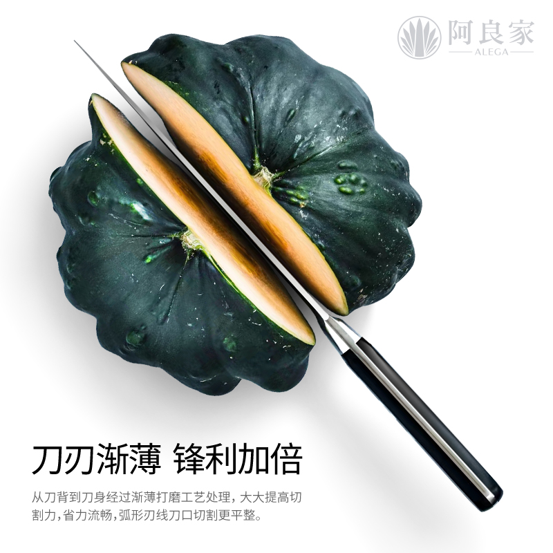 日式料理刀西餐刀家用厨师刀刺身刀牛刀寿司刀锋利菜刀西式主厨刀 - 图1