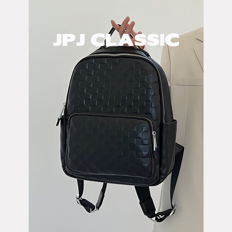 jpjclassic头层牛皮女日韩双肩包 jpj双肩背包