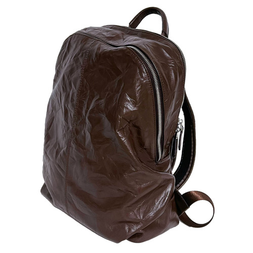 jpjclassic新款牛皮双肩包女大容量休闲旅游背包百搭电脑包潮 - 图0