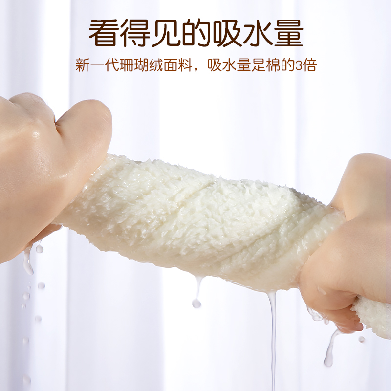 Children's washcloth, face wash bib, winter waterproof bib, multifunctional soft towel, baby face and mouthwash towel