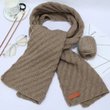 雅彩 Шарф ручной работы, плетеный набор материалов, клубок пряжи, кашемировый крючок для вязания, «сделай сам»