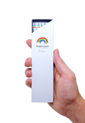 渣洗！Duncan Shotton Rainbow Pencils彩色创意个性彩虹铅笔套装 - 图1
