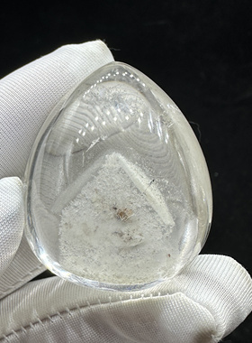 天然白水晶千层幽灵山共生裸石吊坠异象水晶宝石 闺蜜礼物可打孔