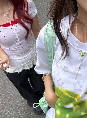 夏日青苹果与小蛇项链女日常百搭女款轻奢小众高颜值高级感女士潮