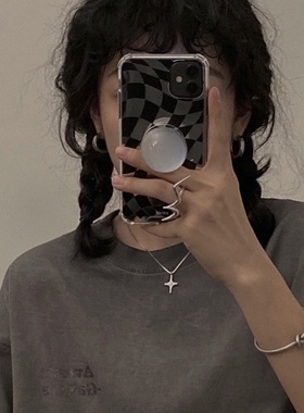 波浪音符戒指女重工不规则小众设计女款轻奢高级感开口可调节女士