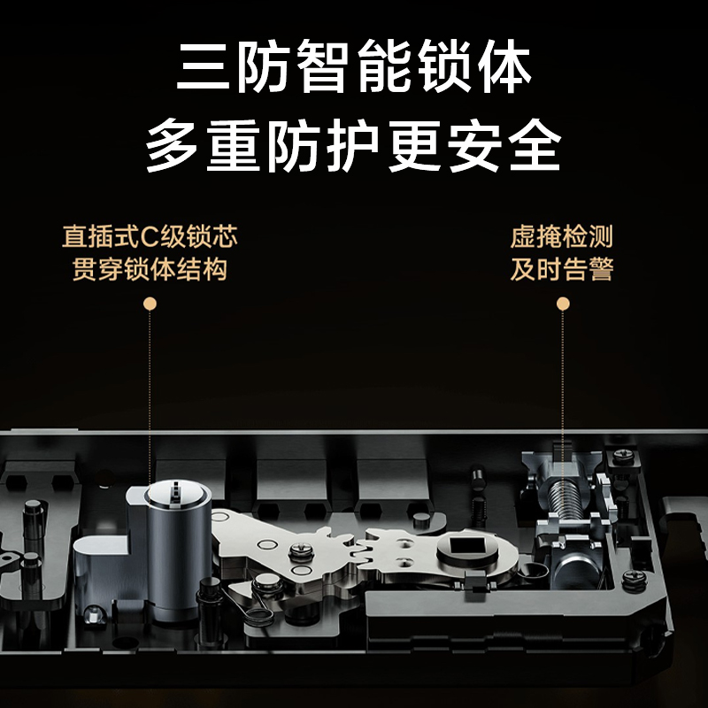 小米/Xiaomi智能门锁E10家用C级锁芯指纹锁密码锁NFC防盗门电子锁 - 图0