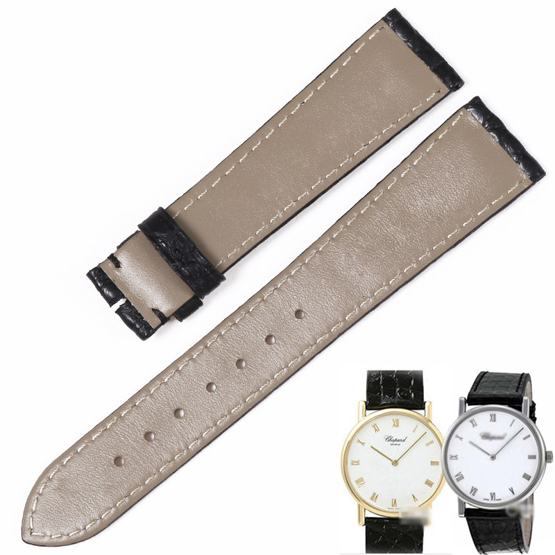 维力鳄鱼皮圆纹肖邦萧邦伯爵表带 征途手表配件