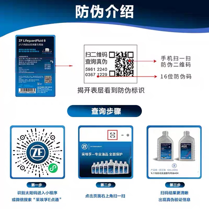 ZF采埃孚LS转向系统专用油液压助力转向油汽车方向助力油1L装 - 图2