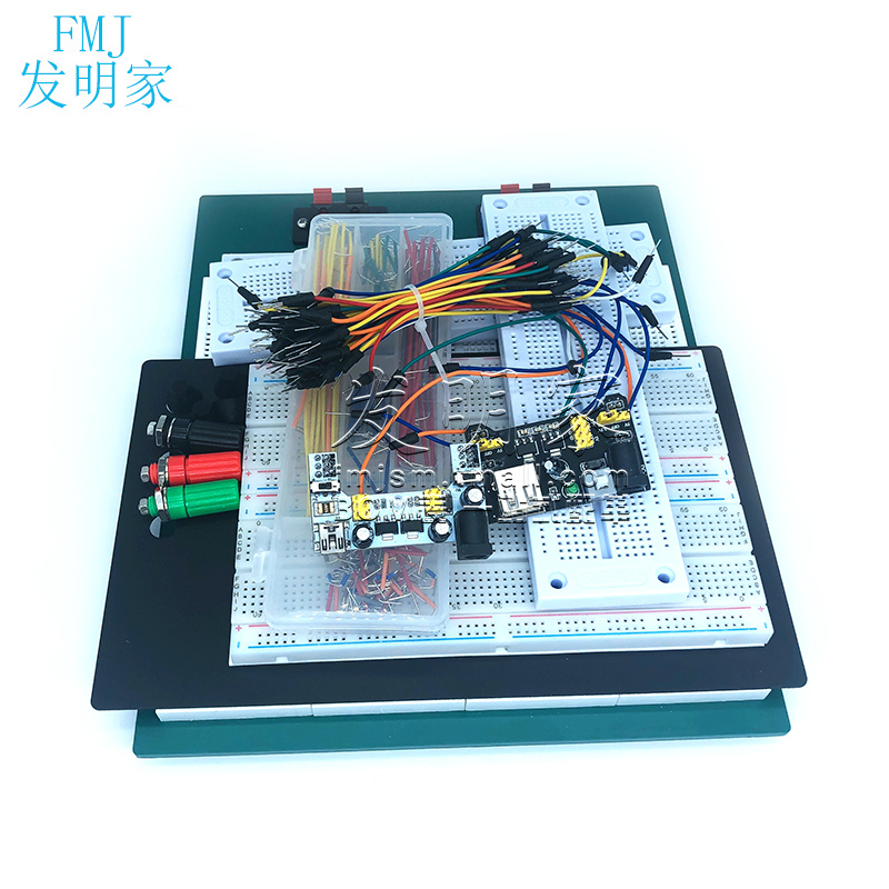 400孔面包板线MB-102 SYB-500电路板洞洞板实验板可组合拼接830 - 图3
