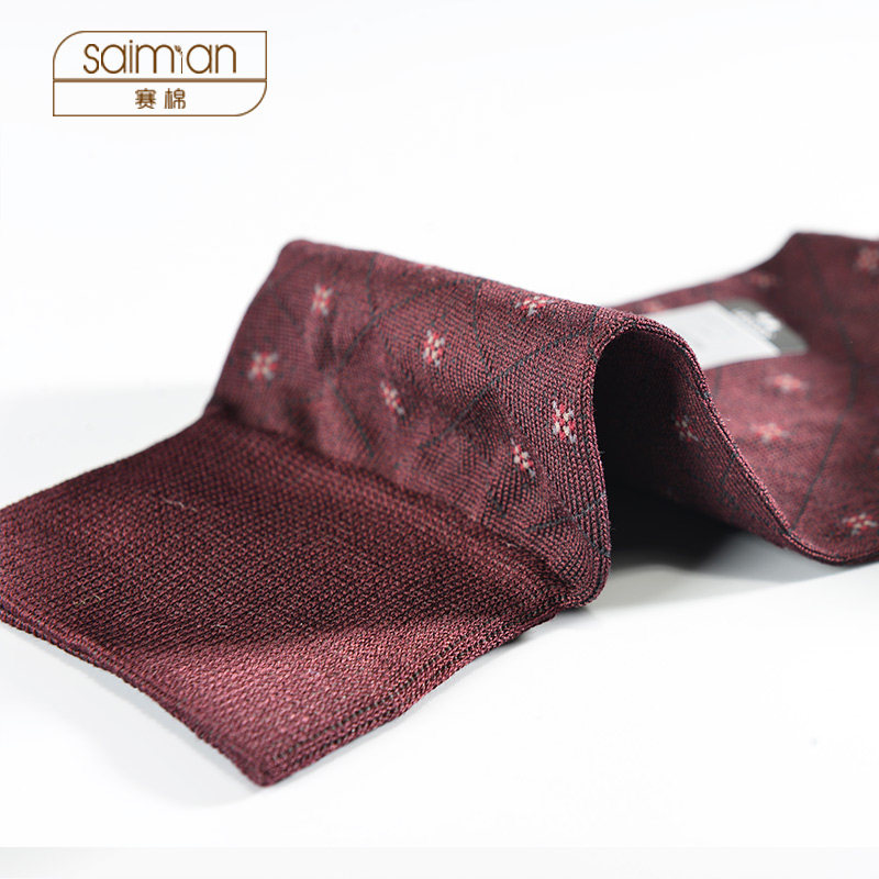 丝光棉透气提花抗皱商务长皮鞋袜子 赛棉短袜/打底袜/丝袜/美腿袜