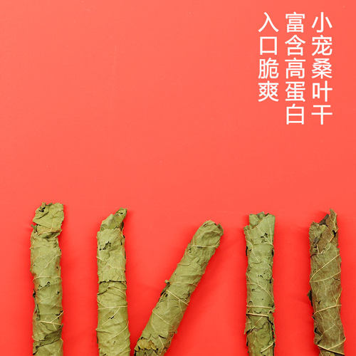 绿绿的磨牙桑叶卷木瓜叶高营养兔子龙猫荷兰猪牧草豚鼠干草 - 图0