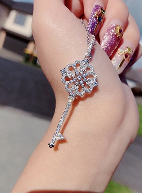 新西兰太阳花气质百搭钥匙项链