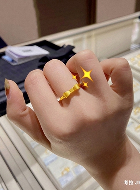 蝴蝶结戒指在逃公主拉丝心形