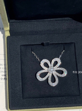 大花朵项链高级感个性