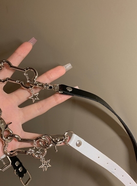 骨头星星项圈颈饰y2k辣妹项链