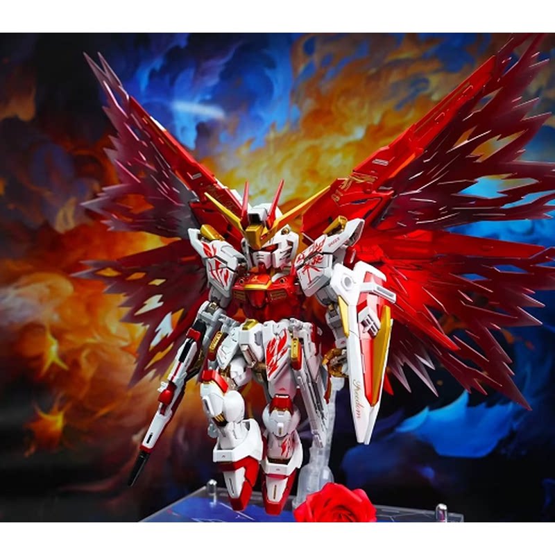 现货 万代 MG MGSD 强袭自由高达 Q版 翠绿配色 自由 拼装模型