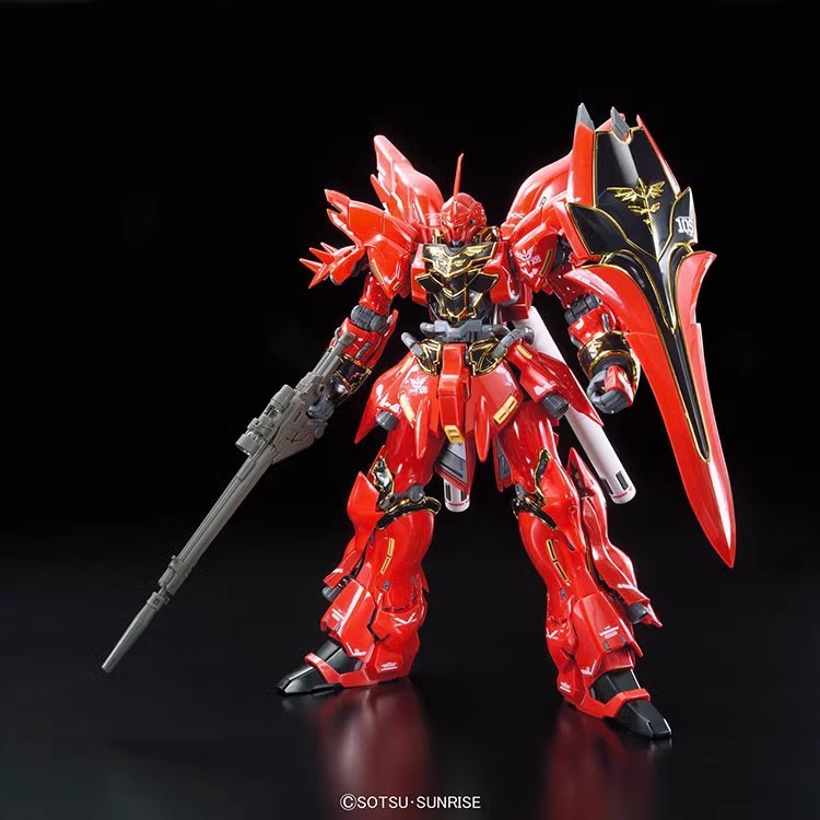 万代可代工改色定制 RG1/144新安洲高达UC拼装模型正品现货-图0