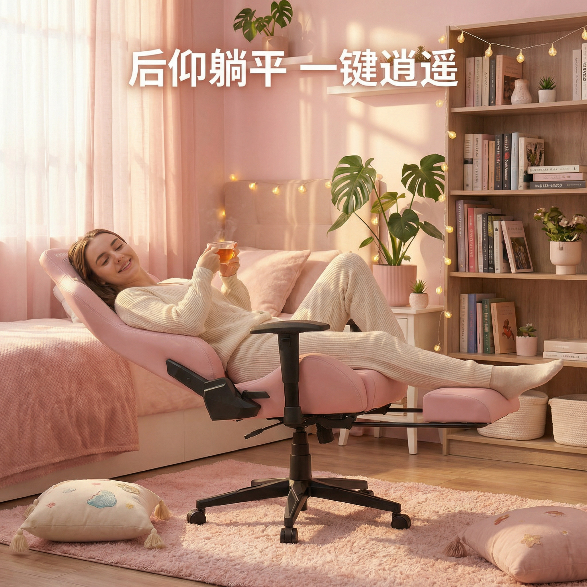 电竞椅人体工学椅子靠背舒适游戏椅子可躺升降椅子久坐不累电脑椅