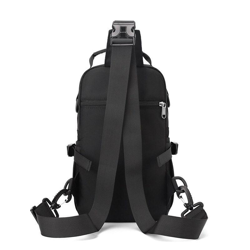 多功能胸包斜挎包男大容量多口袋户外高级感便携通勤背包潮单肩包,淘宝优惠券,粉丝福利购,淘宝优惠卷