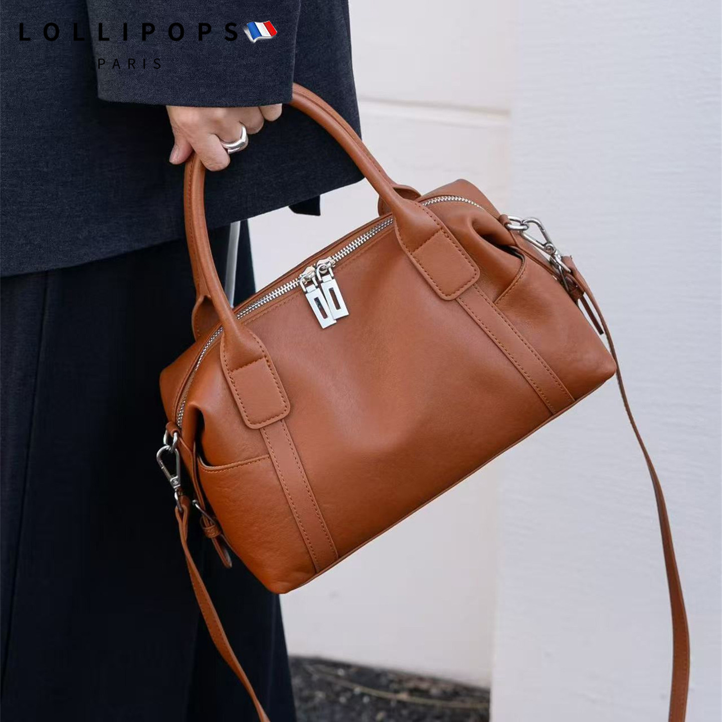 包包女款头层植鞣牛皮2026新款真皮大容量手提单肩斜挎波士顿包女,淘宝优惠券,粉丝福利购,淘宝优惠卷