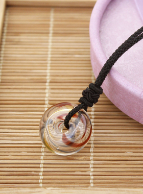 免塞精油瓶项链琉璃散香小巧玻璃