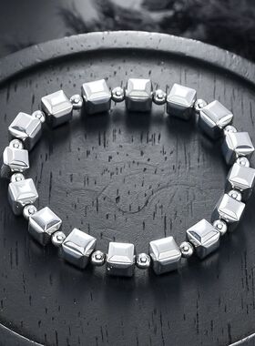 黑胆石手镯彩色磁石手链