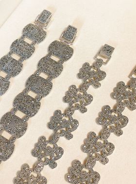 尼泊尔复古纯银手链