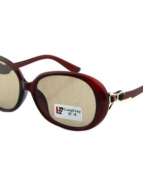 水晶石头太阳镜蝴蝶框女墨镜养眼护目骑车防太阳光养眼护眼石头镜