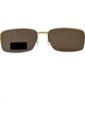 东海天然水晶石头眼镜男士开车钓鱼太阳眼镜清凉养眼墨镜石头眼睛